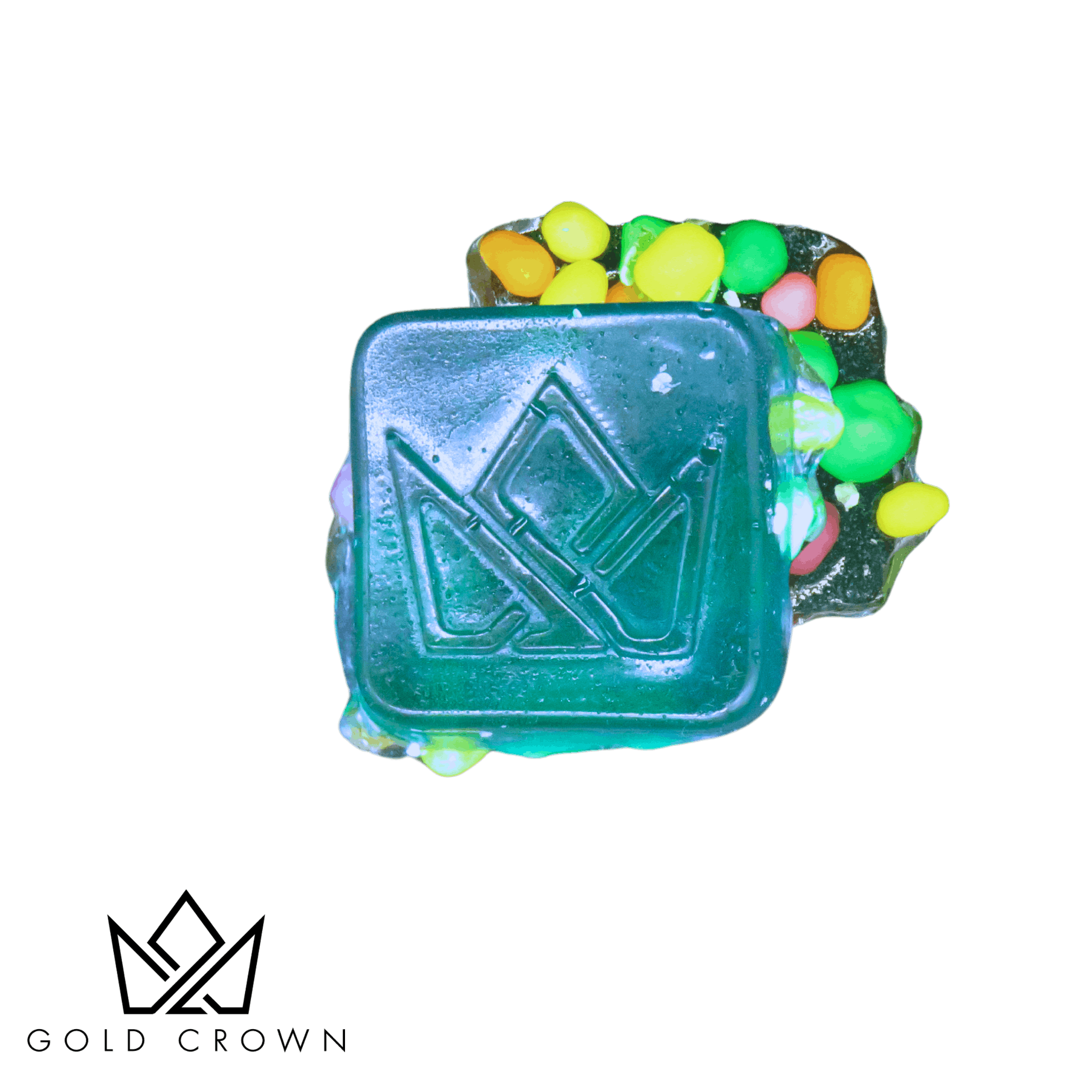 Gold Crown - Gold Crown | Crown Jewels | Blue Raspberry Gummies | 200mg | 8ct | 25mg/ea - 1