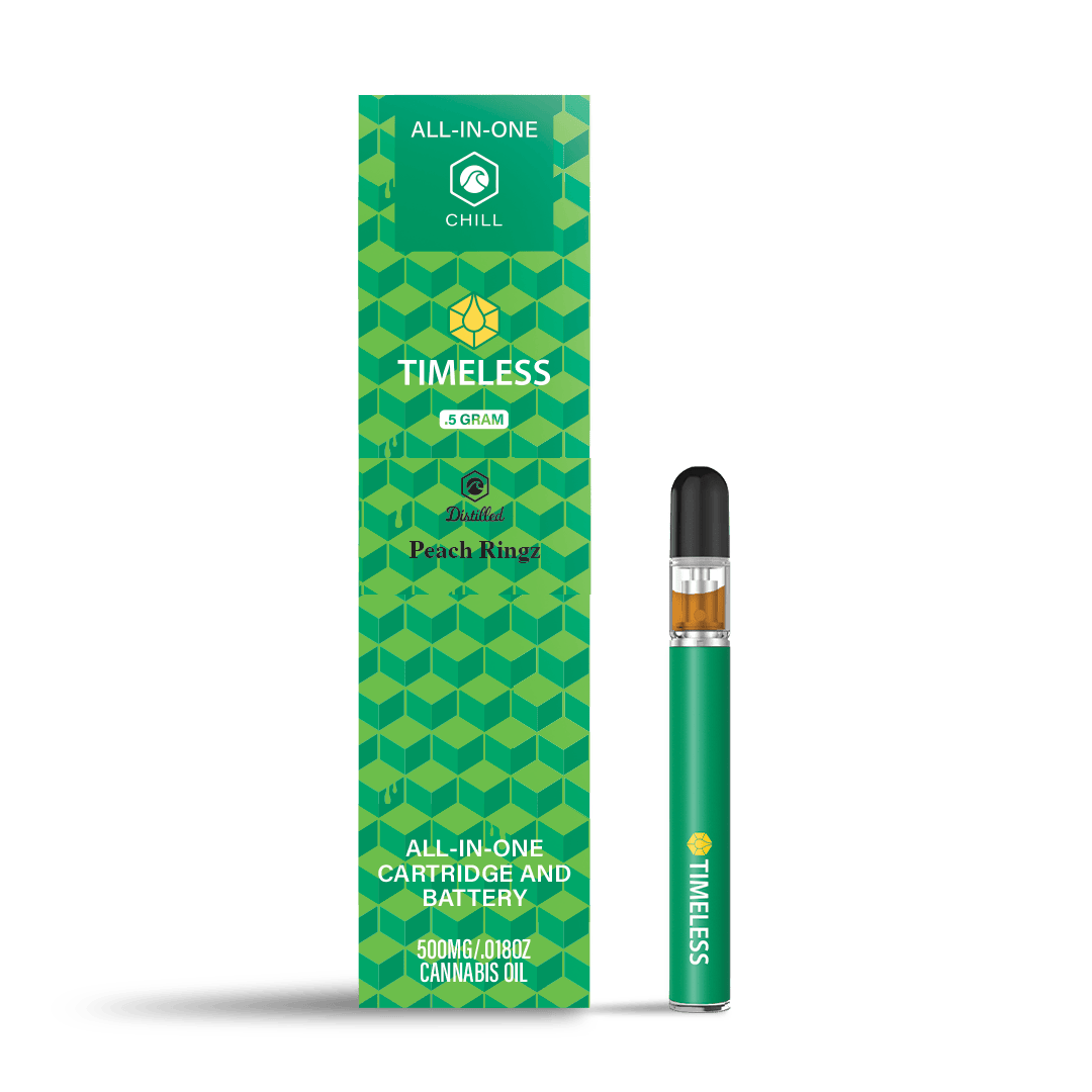 Timeless Vapes - Peach Ringz | CHILL Disposable | 0.5g - 1