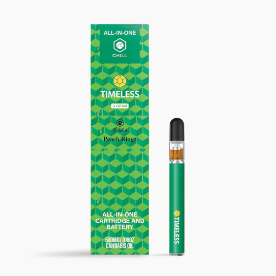 Timeless Vapes - Peach Ringz | CHILL Disposable | 0.5g - 1
