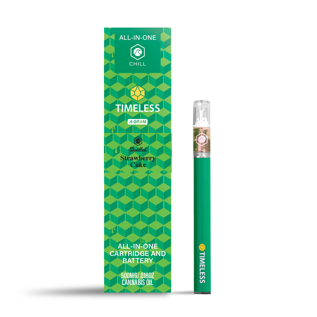 Timeless Vapes - Strawberry Cake | CHILL Disposable | 0.5g - 1