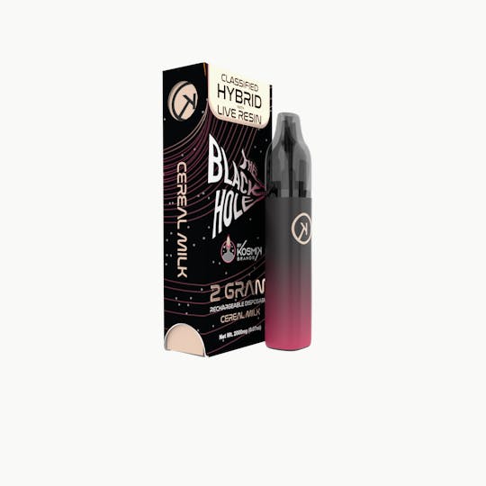 Kosmik Brands - The Black Hole Live Resin Cereal Milk Disposable Vape Pen | OK - 1