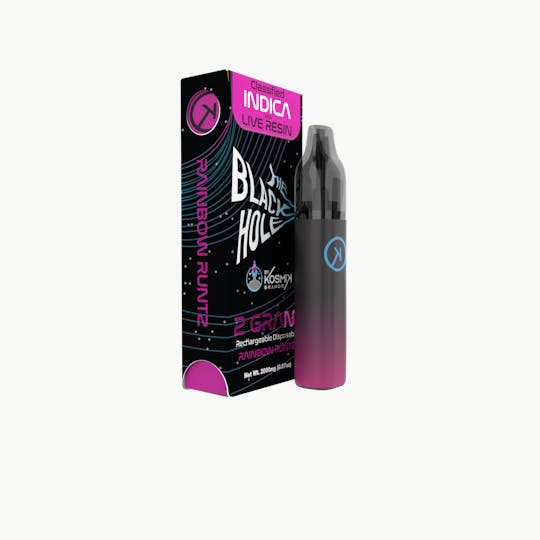 Kosmik Brands - The Black Hole Live Resin Rainbow Runtz Disposable Vape Pen | OK - 1