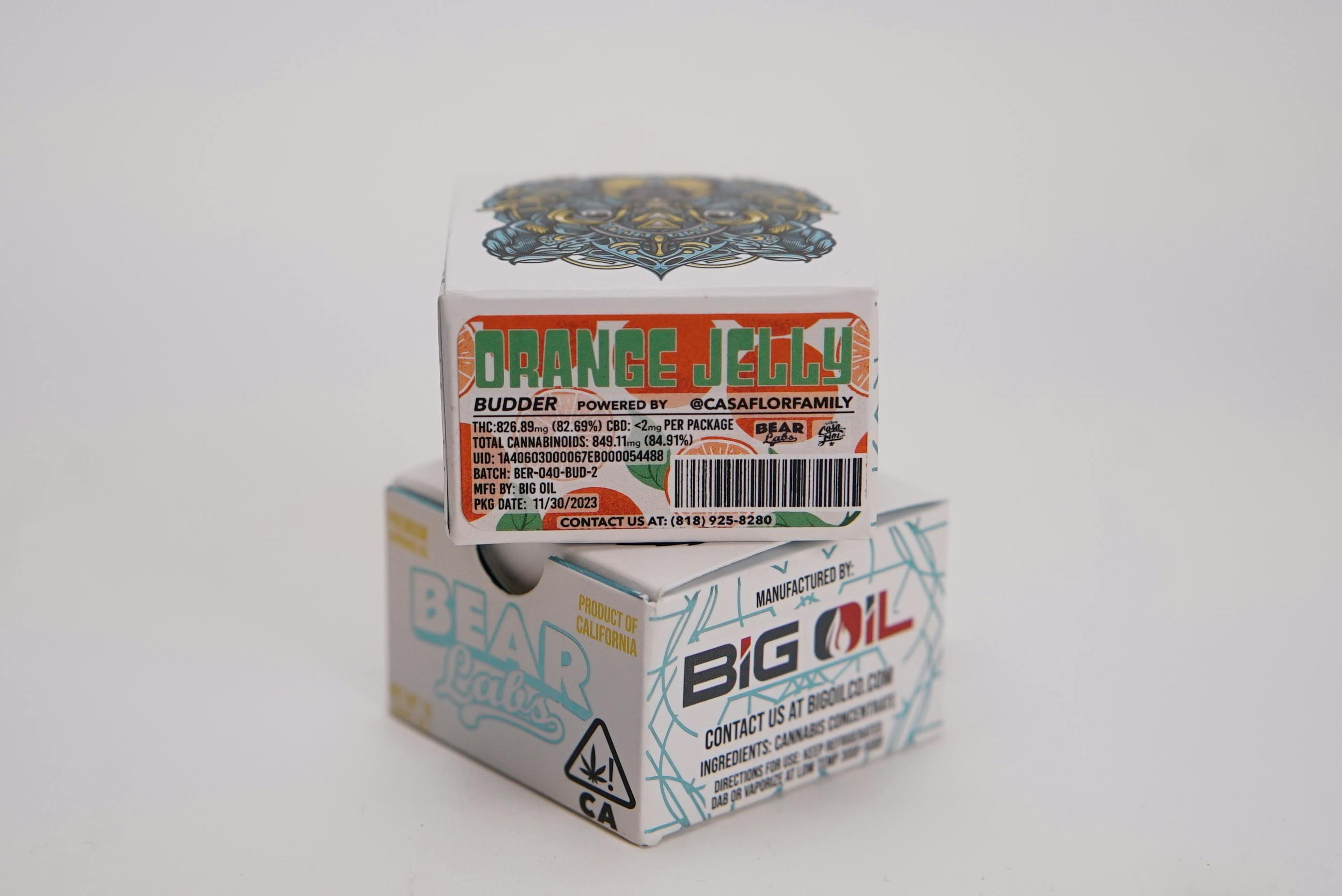 Bear Labs - BEAR Labs - Orange Jelly - Tier 2 Live Resin Budder - 1