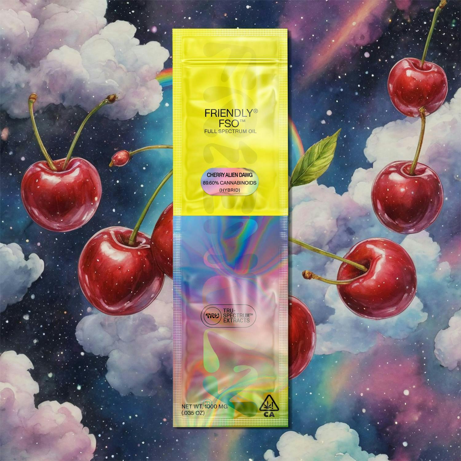 Friendly Brand - Friendly Brand | Live Resin | Cherry Alien Dawg | Extract Oils | 1g - 1