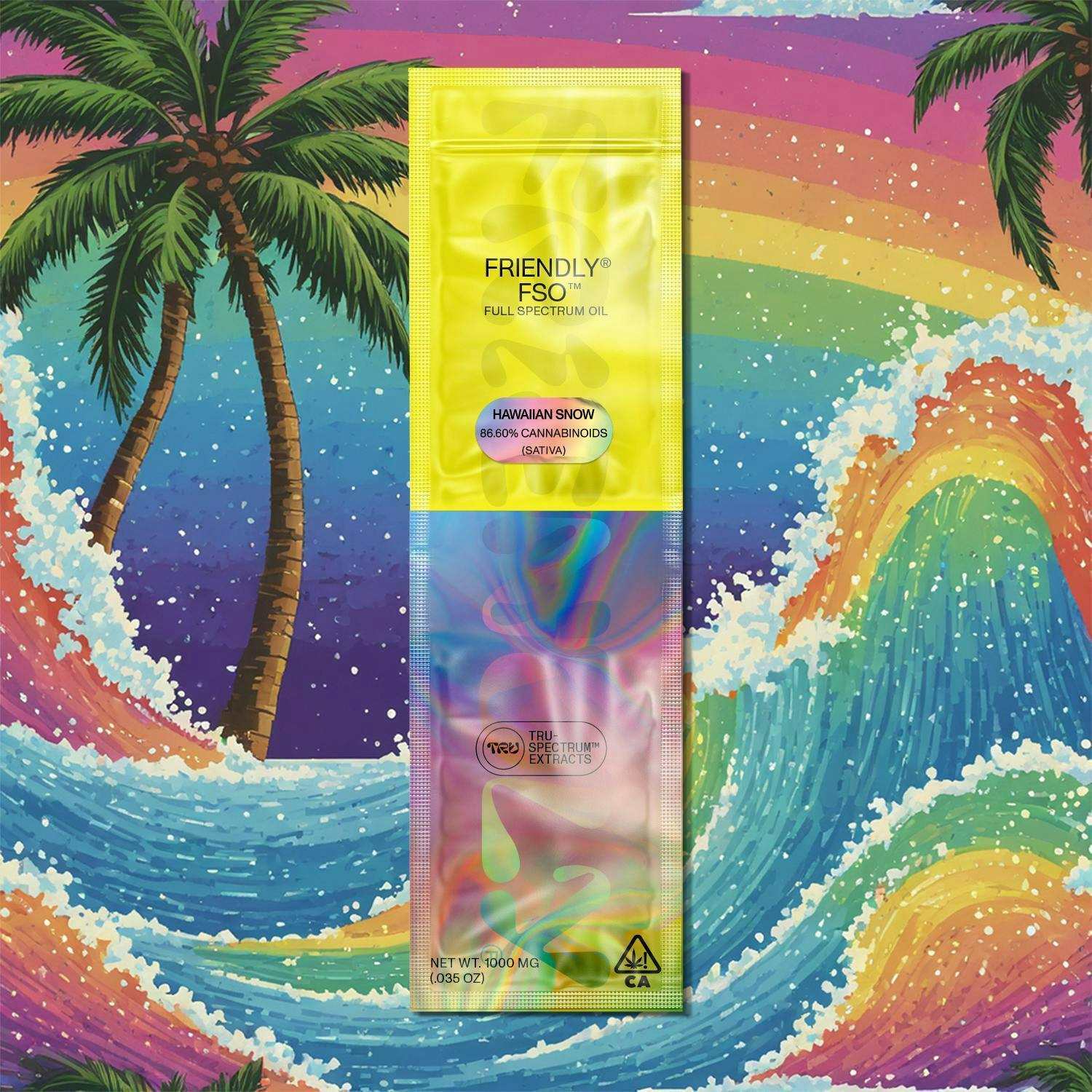 Friendly Brand - Friendly Brand | FSO Applicator | Hawaiian Snow | Extract Oils | 1g - 1