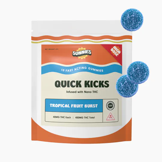 SunMed Growers - Tropical Fruit Burst Nano Gummies 400mg - 1