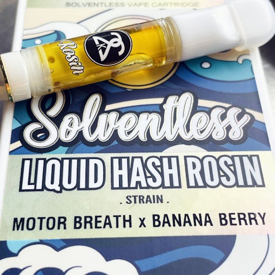 Twenty Two K / 22k - 22K - Motorbreath x Banana Berry - Liquid Hash Rosin - 1.0ml Cartridge - 1