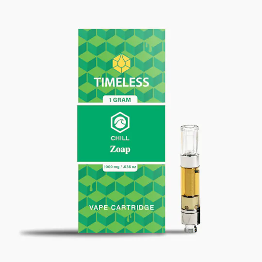 Timeless Vapes - Zoap | CHILL Cartridge | 1g - 1