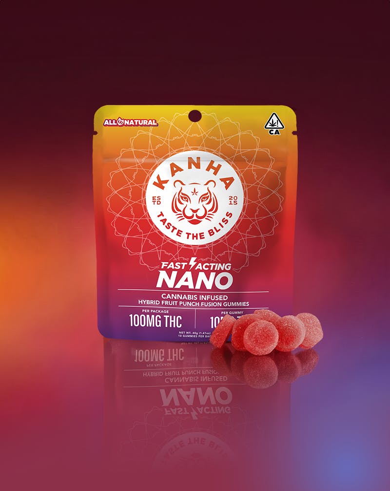 KANHA - Fruit Punch Fusion | NANO | Hybrid | 100mg THC | 10-pack - 1