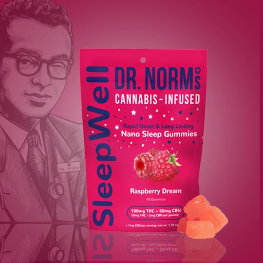 Dr. Norm's - SleepWell Raspberry Dream Fast-Acting Sleep Gummies - 1
