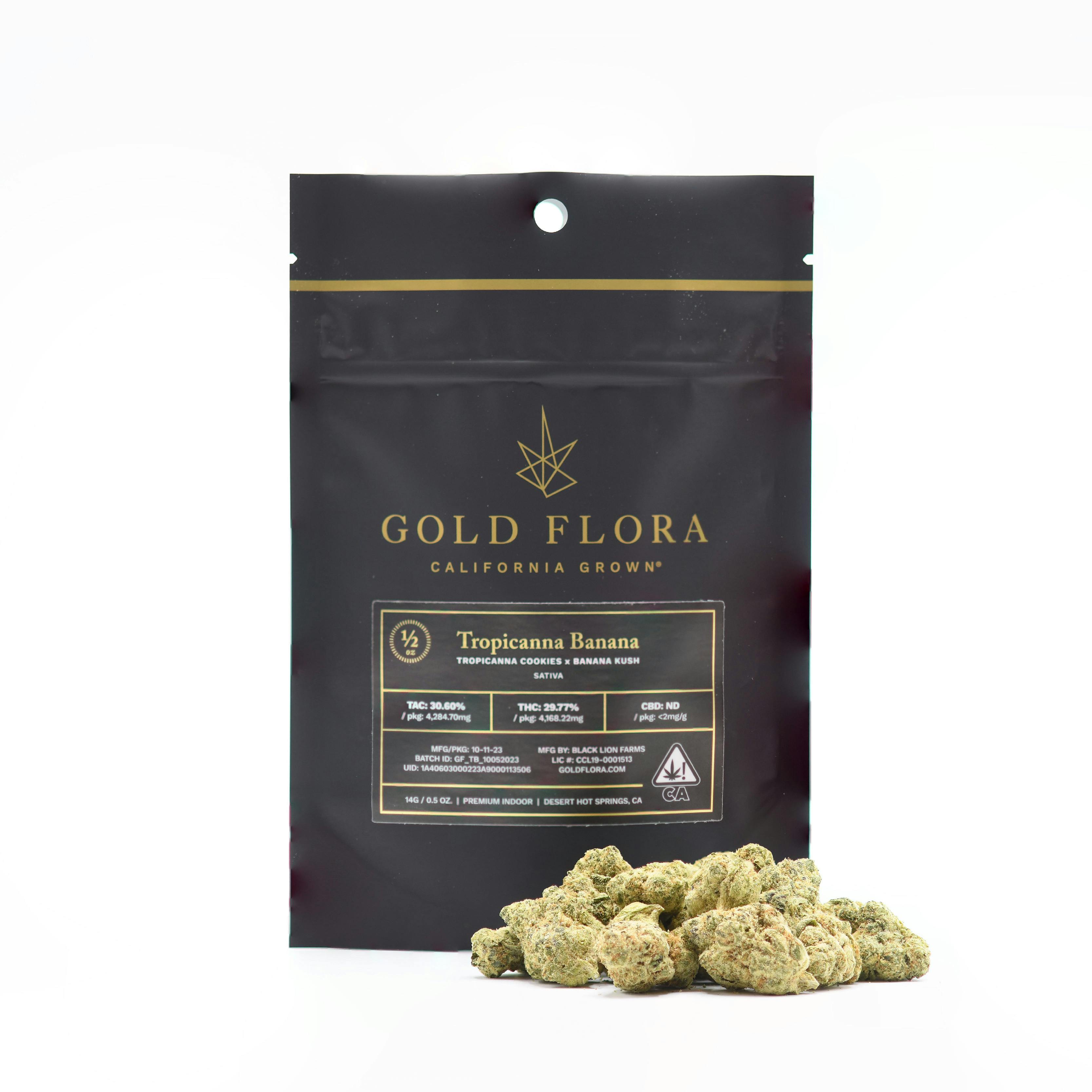 Gold Flora - Tropicanna Banana 14g Flower - 1