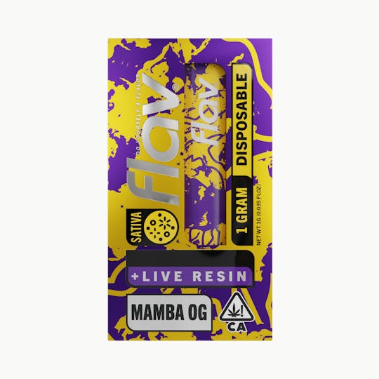 Flav - Vape - All In One - 1.0g - Live Resin - Mamba OG - Sativa - 1