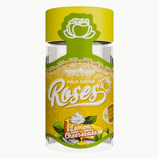 Roses - LEMON CHEESECAKE Roses 6 Pack Sativa | Liquid Diamond Infused | 3.6G - 1
