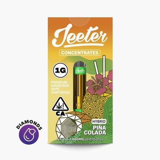 Jeeter - Jeeter Concentrates Diamonds Vape Cartridge - Pina Colada - 1