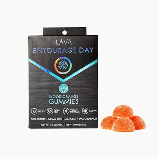 iLAVA - Entourage Day Gummies 100mg - Blood Orange - 1
