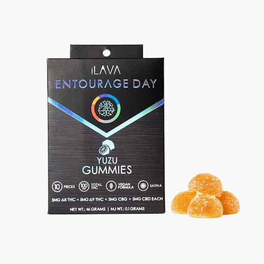iLAVA - Entourage Day Gummies 100mg - Yuzu - 1