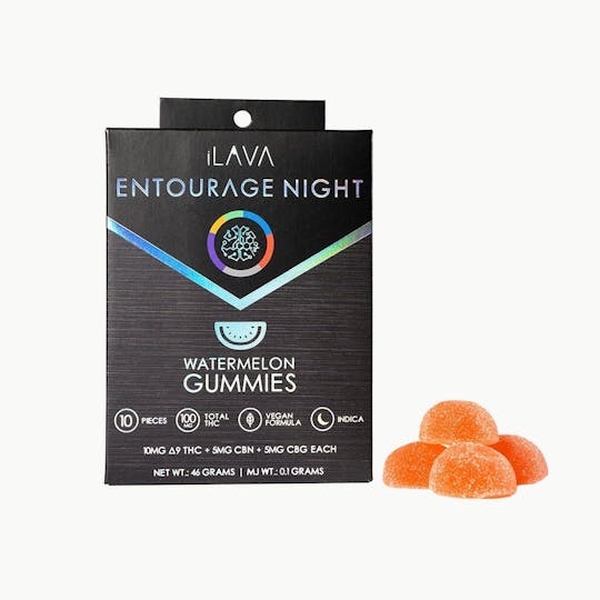 iLAVA - Entourage Night Gummies 100mg - Watermelon - 1