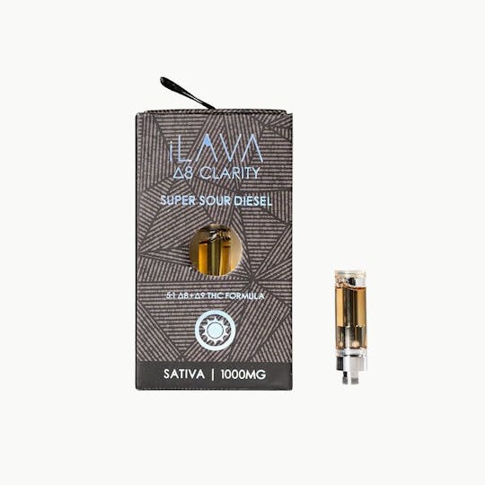 iLAVA - Delta 8 Clarity Cartridge 1000mg - Super Sour Diesel - 1