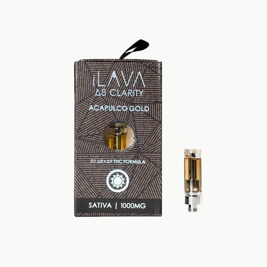 iLAVA - Delta 8 Clarity Cartridge 1000mg - Acapulco Gold - 1