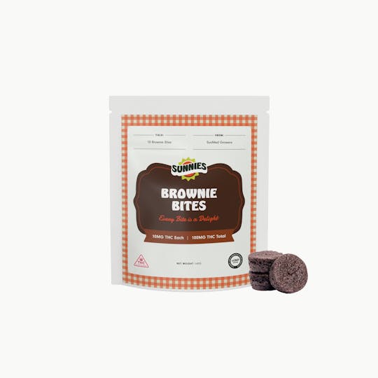 SunMed Growers - Brownie Bites Edible 100mg - 1
