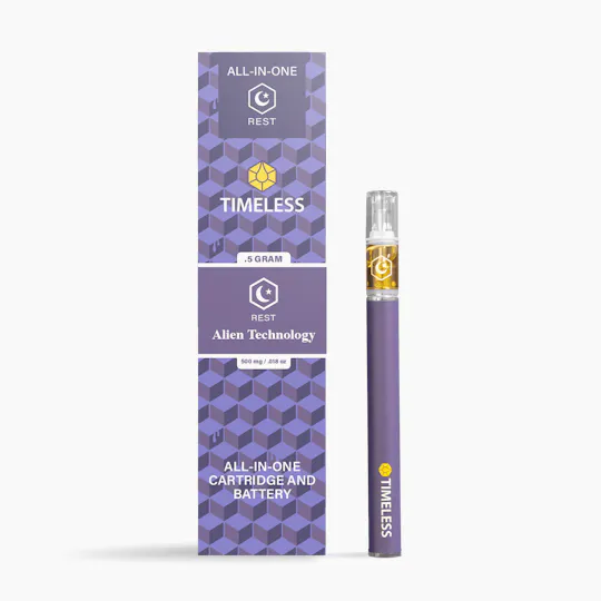 Timeless Vapes - Alien Technology | REST Disposable | 0.5g - 1