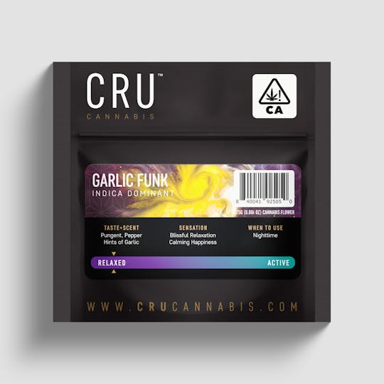 CRU Cannabis - Garlic Funk (1.75 Grams) - 1