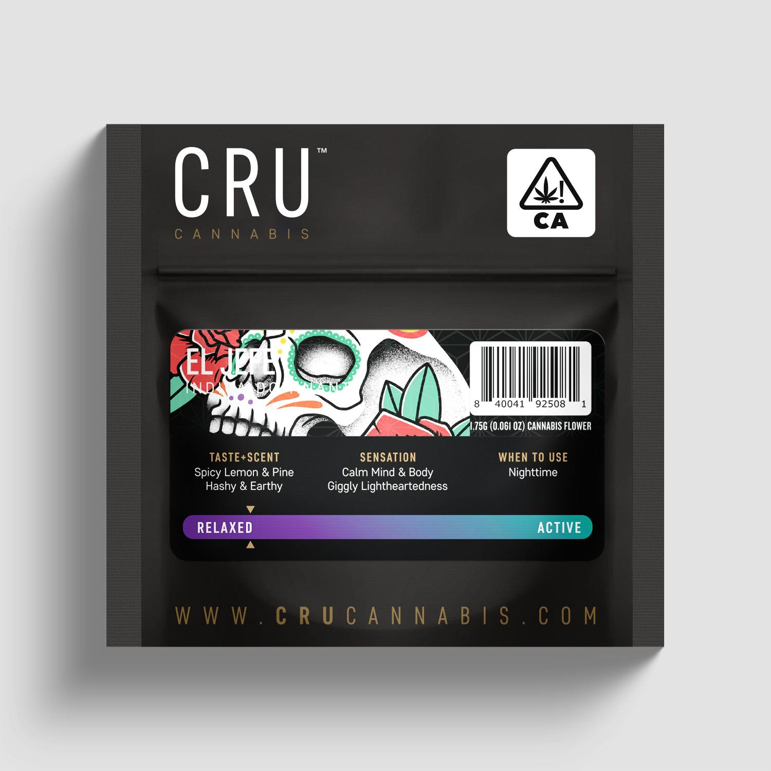 CRU Cannabis - El Jefe (1.75 Grams) - 1