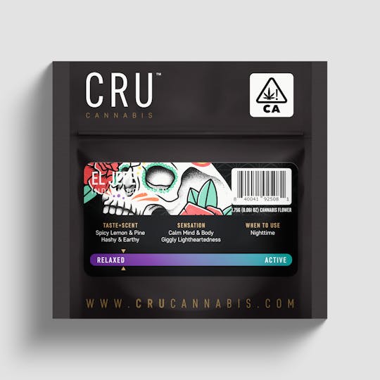 CRU Cannabis - El Jefe (1.75 Grams) - 1