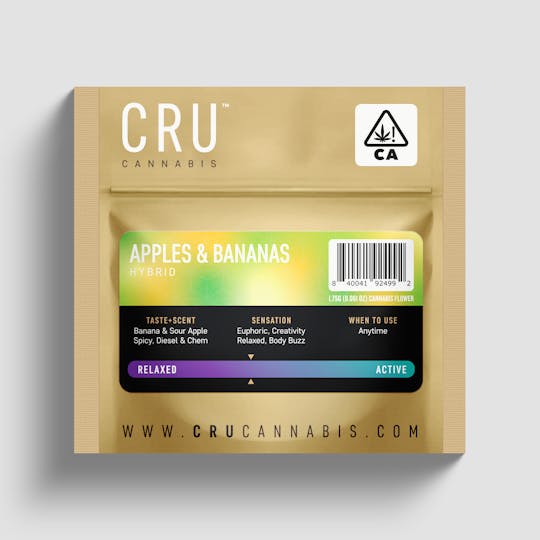 CRU Cannabis - Apples & Bananas (1.75 Grams) - 1