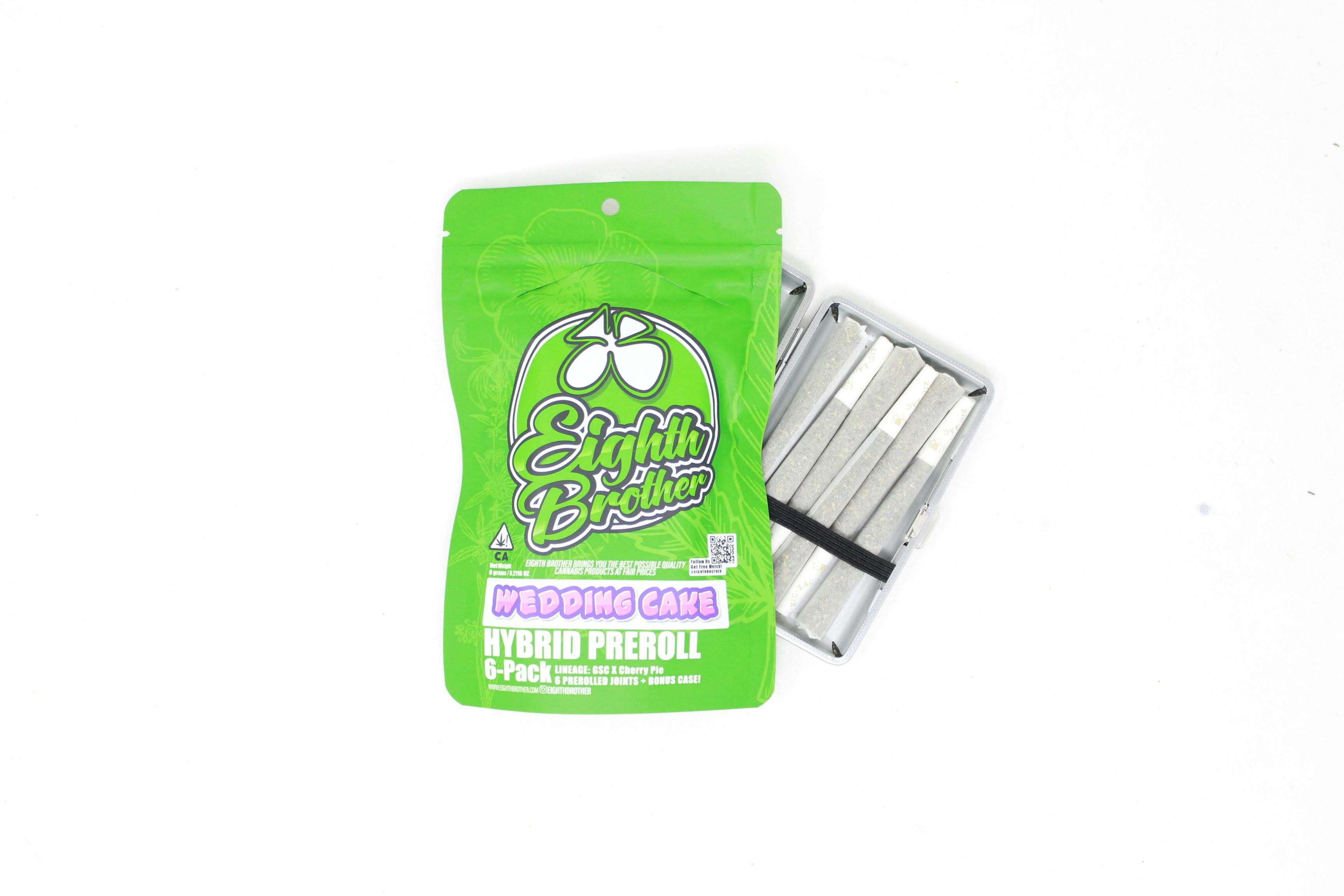 Eighth Brother - Wedding Cake Preroll Case (6 - 1 G Prerolls) - 1