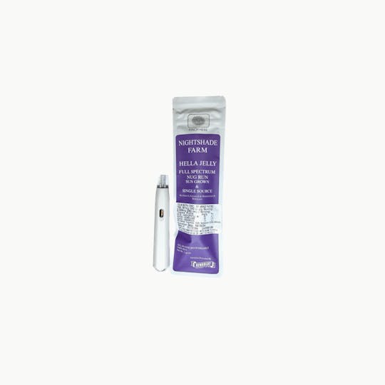 Nightshade Farm - Hella Jelly Full Spectrum Nug Run Vape Pen - 1