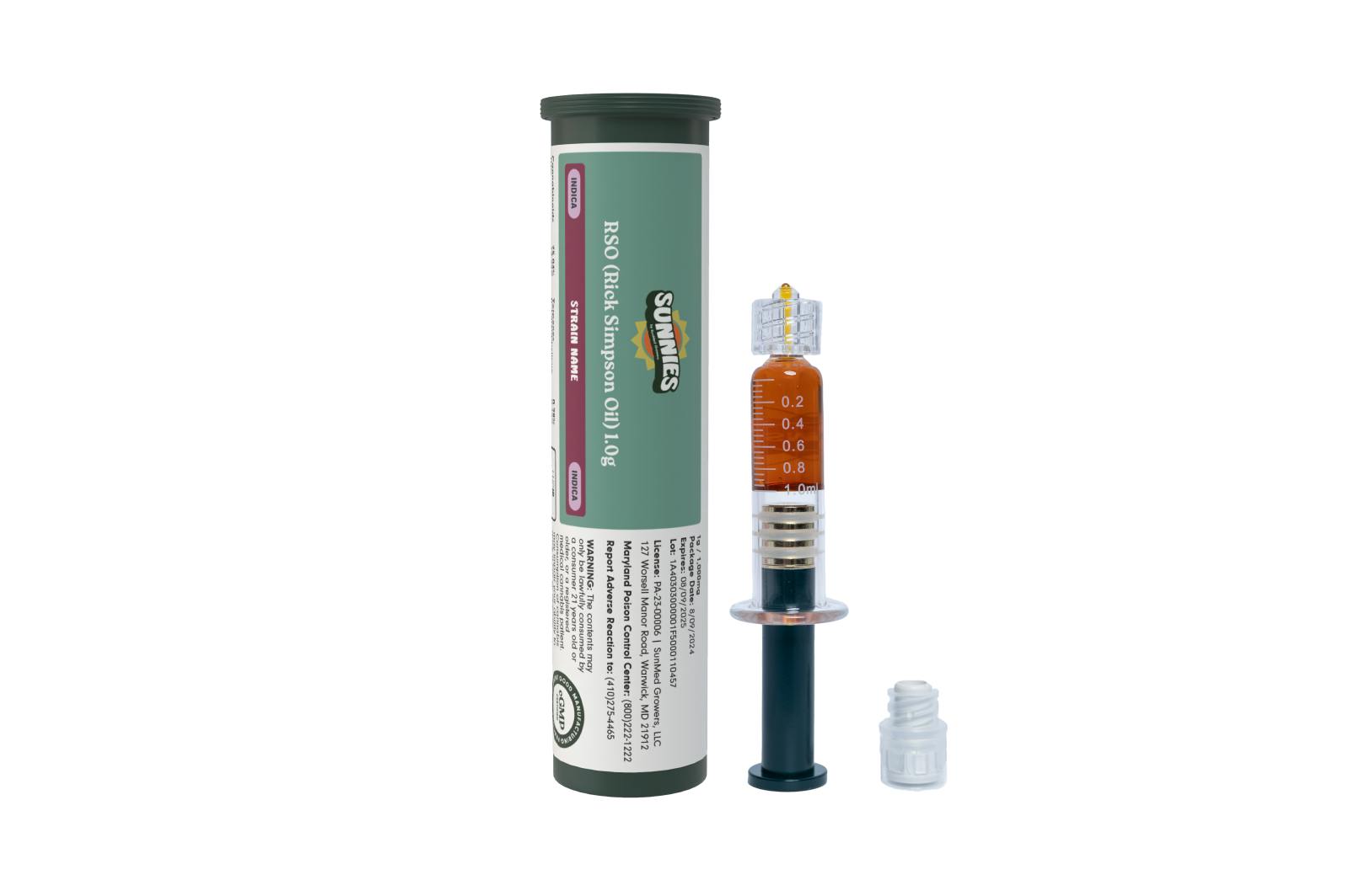 SunMed Growers - Double Cross Cured Resin RSO 1.0g - 1