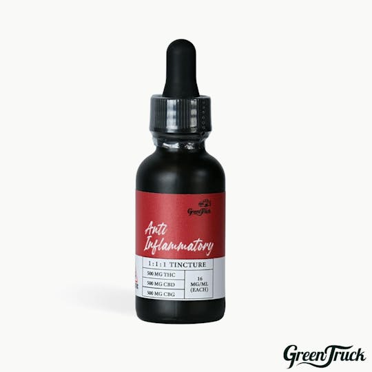 Green Truck - Tincture: 1:1:1 RSO/CBD/CBG - Anti-Inflammatory - 1