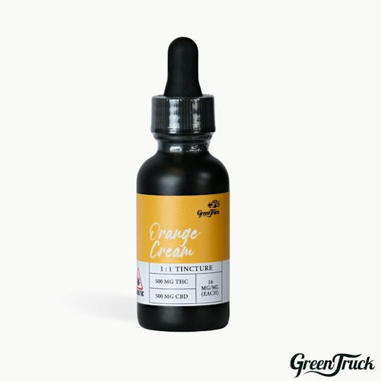 Green Truck - 1:1 Rosin/CBD Tincture - Orange Cream - 1