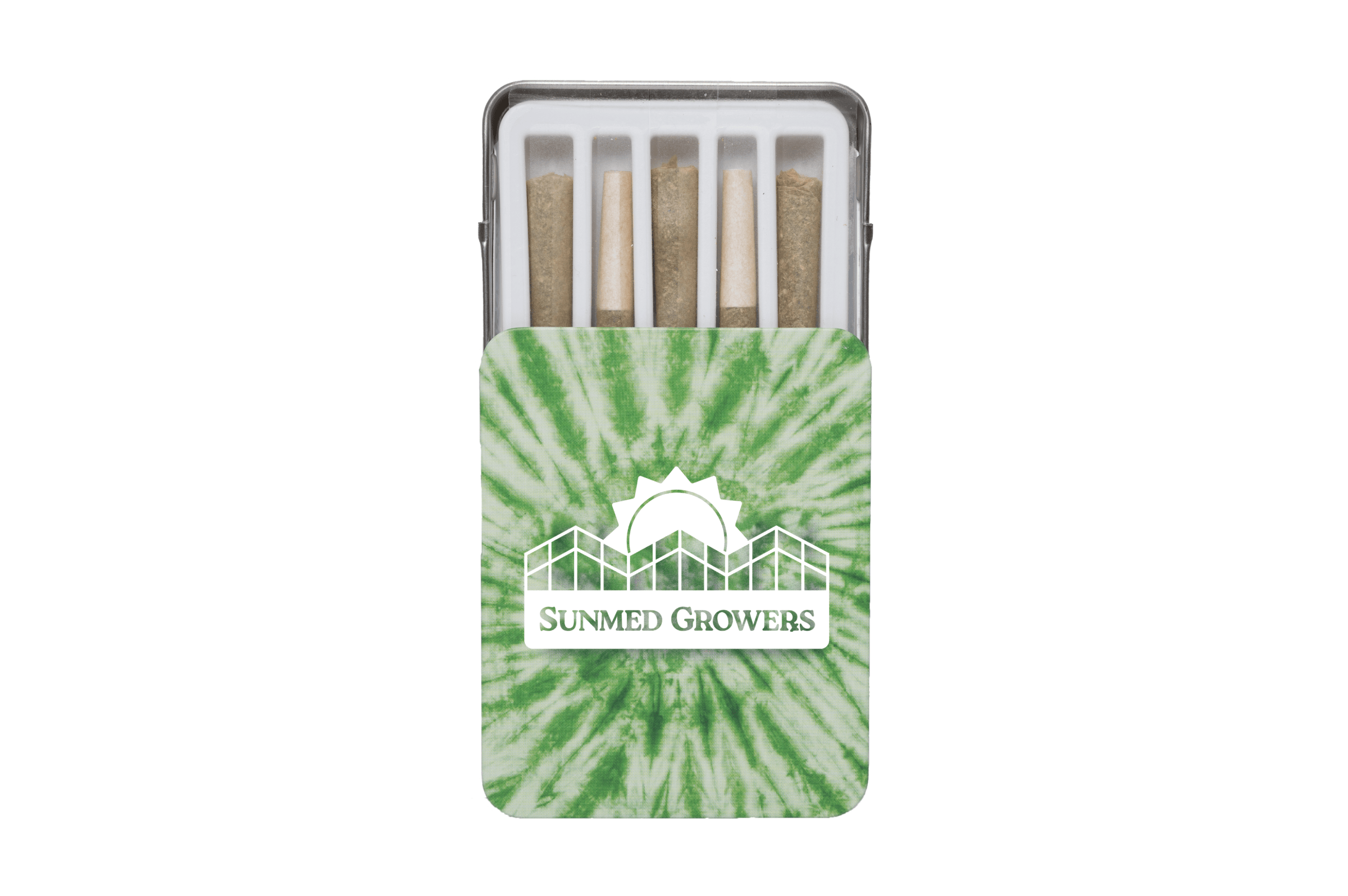 SunMed Growers - Papaya OG Pre Roll 2.5g/5 Pack Tin - 1