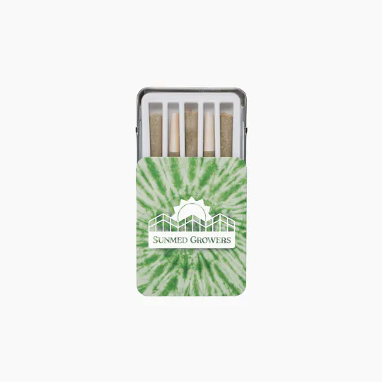 SunMed Growers - Papaya OG Pre Roll 2.5g/5 Pack Tin - 1