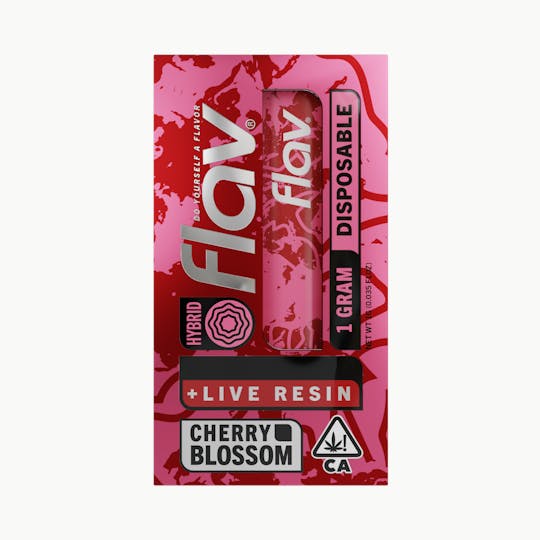 Flav - Vape - All In One - 1.0g - Live Resin - Cherry Blossom - Hybrid - 1
