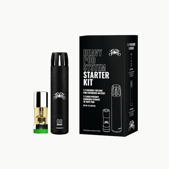 Heavy Hitters - Acapulco Gold | Sativa - 1G Heavy Pod System Starter Kit - 1