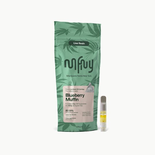 MFNY - Blueberry Muffin Live Resin 510 Cart Vape | 0.5g - 1