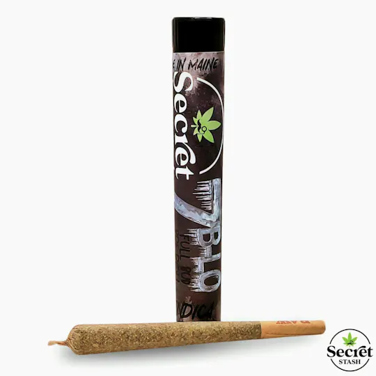 Secret Stash - Secret Stash | Full Bud Pre Roll | 7 B-LO | 1.2g - 1