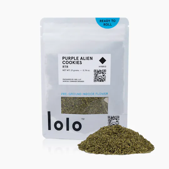 lolo - lolo | Purple Alien Cookies | Indoor Ready To Roll | 21g - 1