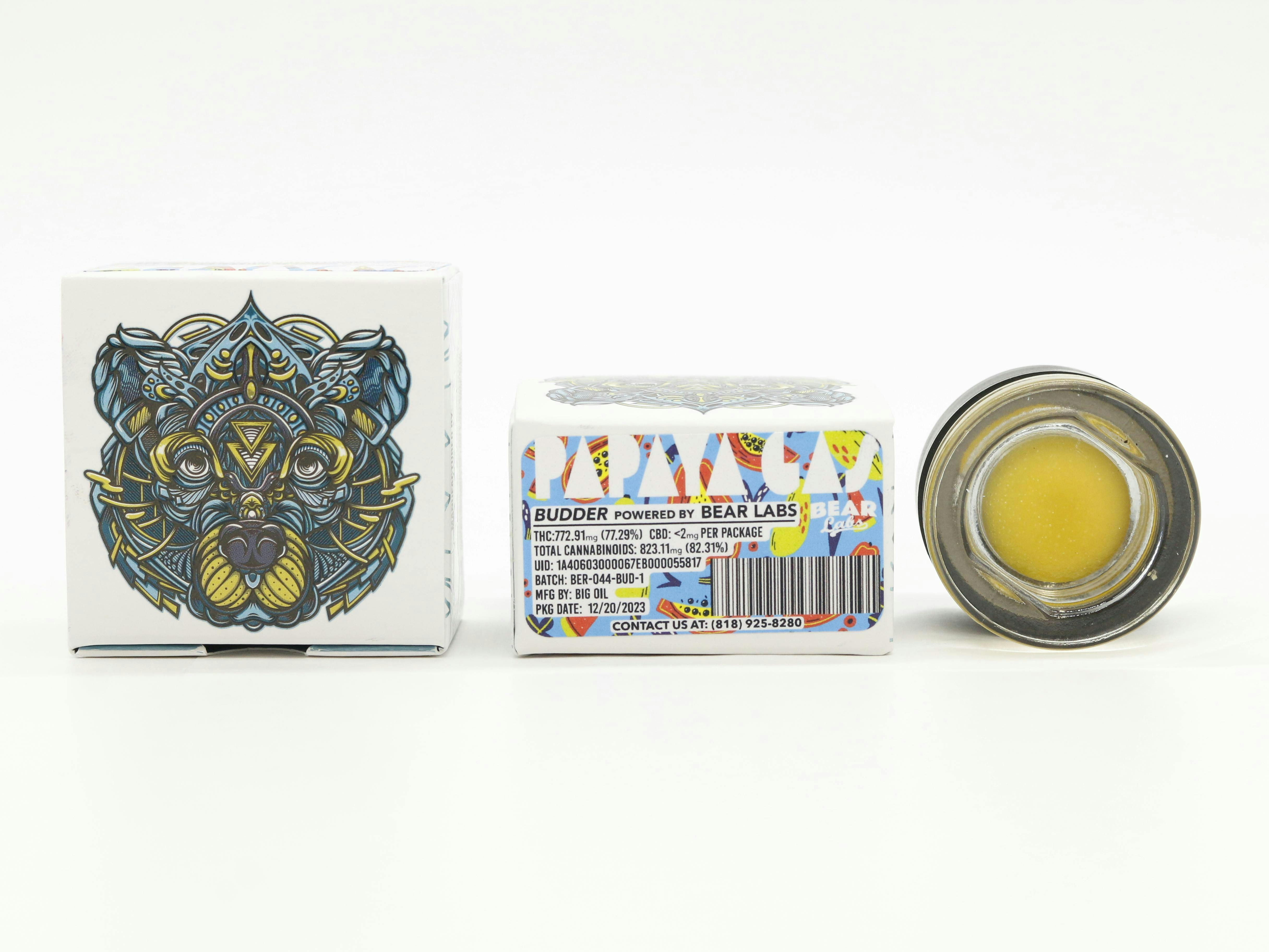 Bear Labs - Papaya Gas Budder - 1g - 1