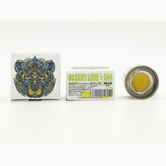 Bear Labs - Desert Lime x G41 Budder - 1g - 1