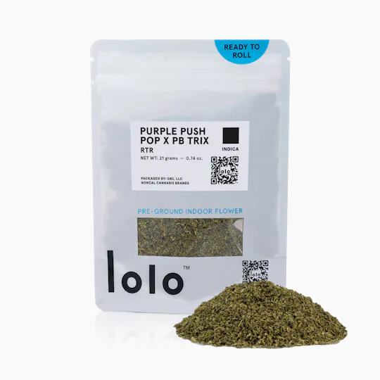 lolo - lolo | Purple Push Pop + PB Trix | Indoor Ready To Roll | 21g - 1
