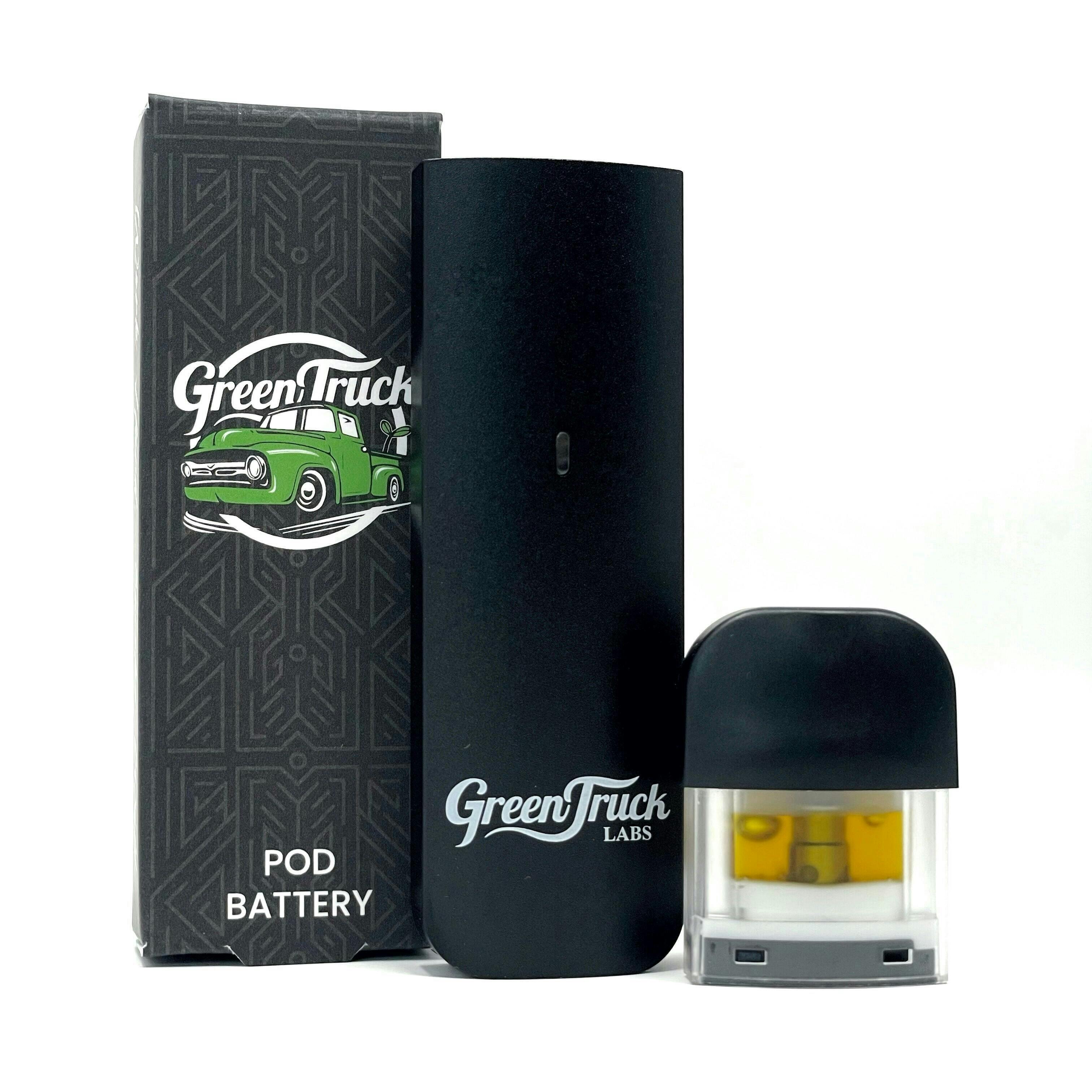 Green Truck - Pod + Battery Bundle - Live Resin: Midnight Oil - 1
