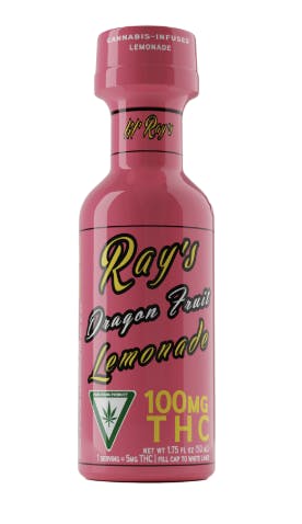 Ray's Lemonade - Ray's Lemonade | Lil' Ray's | Dragon Fruit | 100mg THC - 1