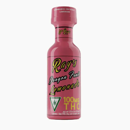 Ray's Lemonade - Ray's Lemonade | Lil' Ray's | Dragon Fruit | 100mg THC - 1