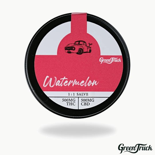 Green Truck - 1:1 Salve - Watermelon (500 MG RSO/500 MG CBD) - 1