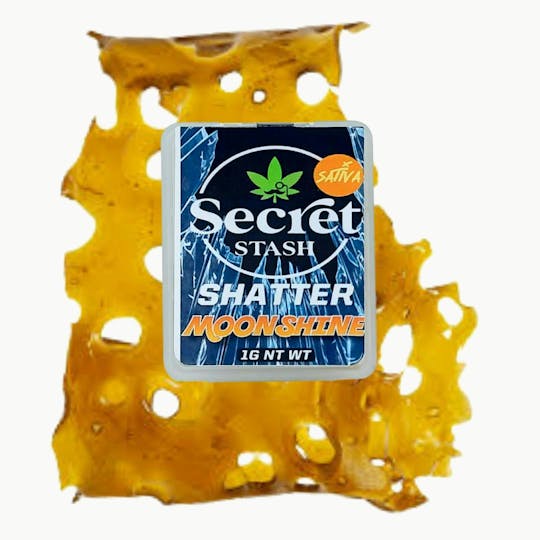 Secret Stash - Secret Stash | Shatter | Moonshine | Sativa | 1g - 1