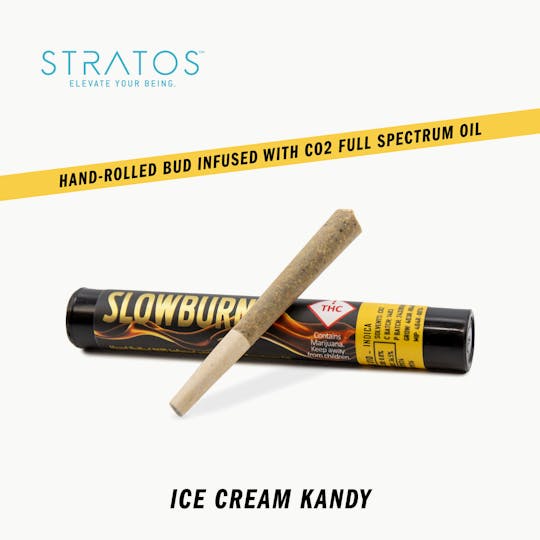 Stratos - Slow Burn Infused Preroll - Ice Cream Kandy (Indica) - 1